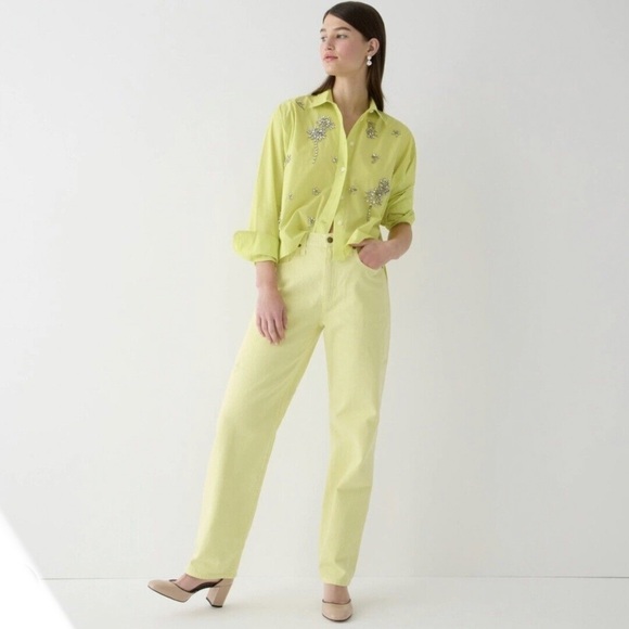 ⭐️ New J. Crew Mid Rise Slouchy Straight Size 28 - Picture 10 of 11